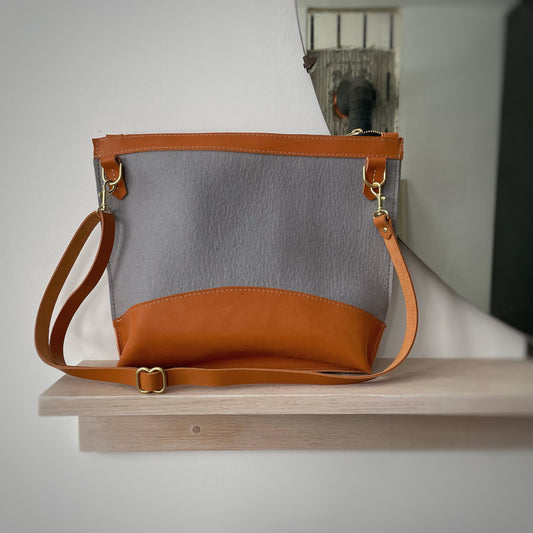 Satchel Purse - Grey