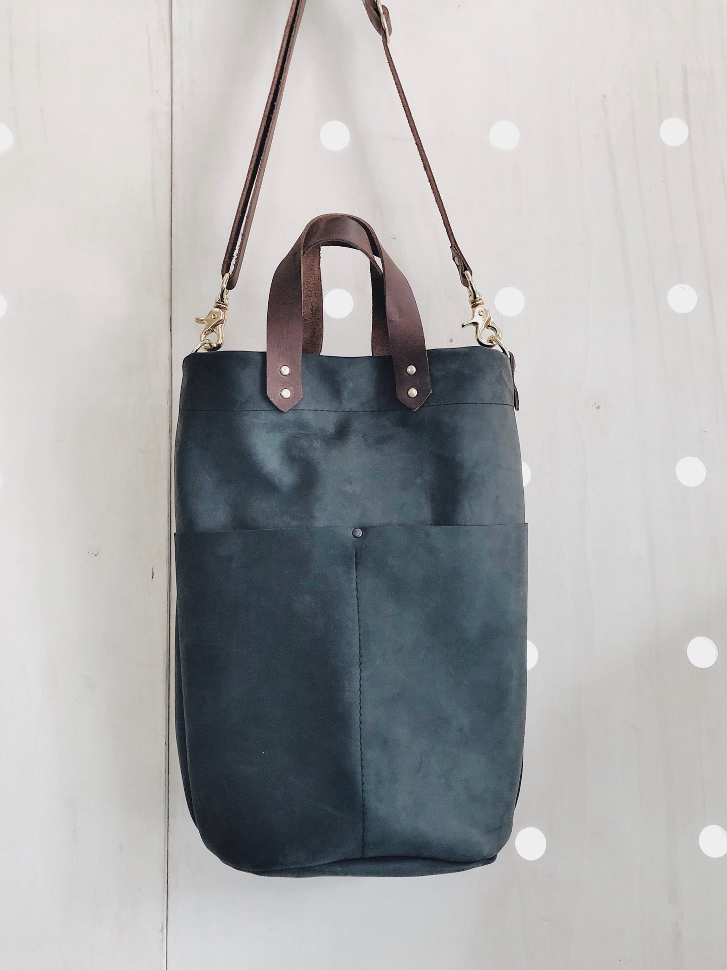 Nubuck Bucket Bag